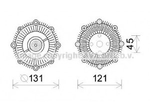 AVA QUALITY COOLING MTC223 sankaba, radiatoriaus ventiliatorius 
 Aušinimo sistema -> Radiatoriaus ventiliatorius
MD034204, MD108270