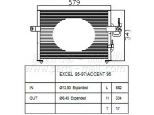 PARTS-MALL PXNCA-038 kondensatorius, oro kondicionierius
9760622010, 9760622050, 9760622051