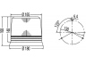 HELLA 2RL 007 017-011 lemputė
KDWHLO9658, KDWHLO9658, 33008000