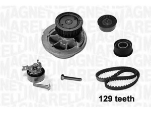 MAGNETI MARELLI 341405720003 vandens siurblio ir paskirstymo diržo komplektas 
 Aušinimo sistema -> Vandens siurblys/tarpiklis -> Vandens siurblys