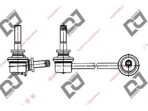 DJ PARTS DL1010 šarnyro stabilizatorius 
 Ašies montavimas/vairavimo mechanizmas/ratai -> Stabilizatorius/fiksatoriai -> Savaime išsilyginanti atrama
48820-0K030, 48820-60050, 488200K030