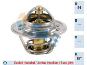 FAE 5205287 termostatas, aušinimo skystis 
 Aušinimo sistema -> Termostatas/tarpiklis -> Thermostat
MN-980137, 050 121 113 C, 050 121 113 C