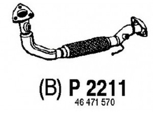 FENNO P2211 išleidimo kolektorius 
 Išmetimo sistema -> Išmetimo vamzdžiai
BM70002, 46459687, 46471570