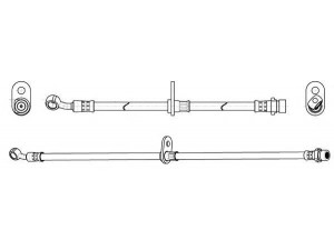 KAWE 514552 stabdžių žarnelė
01464TR0A00