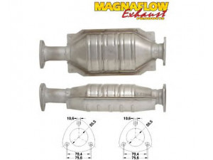 MAGNAFLOW 85862D katalizatoriaus keitiklis 
 Išmetimo sistema -> Katalizatoriaus keitiklis
855040