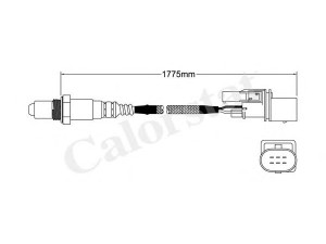 CALORSTAT by Vernet LS150016 lambda jutiklis 
 Išmetimo sistema -> Lambda jutiklis
066906262, 07C906262AD, 1K0998262M