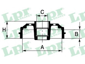 LPR 7D0600RC stabdžių būgnas 
 Stabdžių sistema -> Būgninis stabdys -> Stabdžių būgnas
418000, 9004416, 9196287