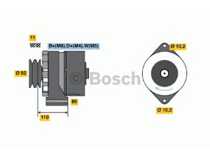 BOSCH 0 120 469 959 kintamosios srovės generatorius