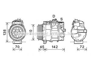 AVA QUALITY COOLING MSK636 kompresorius, oro kondicionierius 
 Oro kondicionavimas -> Kompresorius/dalys
0022308011