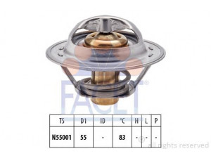 FACET 7.8304S termostatas, aušinimo skystis 
 Aušinimo sistema -> Termostatas/tarpiklis -> Thermostat
1338 39, 9616090280, 1338 39