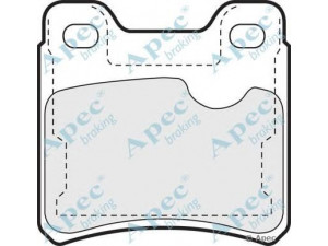 APEC braking PAD597 stabdžių trinkelių rinkinys, diskinis stabdys 
 Techninės priežiūros dalys -> Papildomas remontas
4467072, 1605693