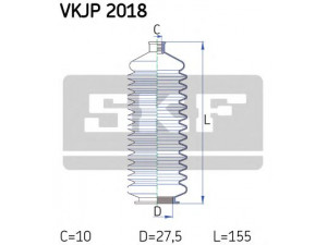 SKF VKJP 2018 gofruotoji membrana, vairavimas 
 Vairavimas -> Gofruotoji membrana/sandarinimai
77 01 469 497