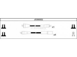 NIPPARTS J5390002 uždegimo laido komplektas 
 Kibirkšties / kaitinamasis uždegimas -> Uždegimo laidai/jungtys