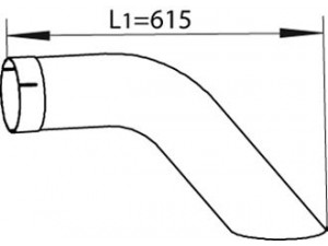 DINEX 54667 išleidimo kolektorius 
 Išmetimo sistema -> Išmetimo vamzdžiai
632.490.0210, 632.490.0210