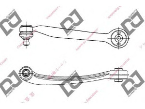 DJ PARTS DA1327 vikšro valdymo svirtis 
 Ašies montavimas/vairavimo mechanizmas/ratai -> Valdymo svirtis/pasukamosios svirties sujungimas -> Vairo trauklės (valdymo svirtis, išilginis balansyras, diago
8D0407505B, 8D0407505F, 8E0 407 505A