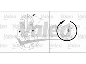 VALEO 433346 starteris 
 Elektros įranga -> Starterio sistema -> Starteris
4350064, 4443493, 4443494, 46231530