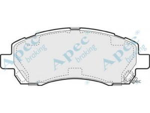 APEC braking PAD1097 stabdžių trinkelių rinkinys, diskinis stabdys 
 Techninės priežiūros dalys -> Papildomas remontas
AY040FJ007, 26296AC000, 26296AC010