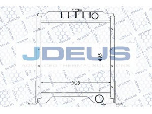 JDEUS 006M02 radiatorius, variklio aušinimas
104753A1, 5002561