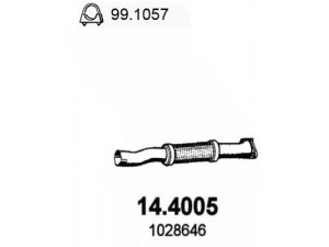 ASSO 14.4005 išleidimo kolektorius 
 Išmetimo sistema -> Išmetimo vamzdžiai
1028646