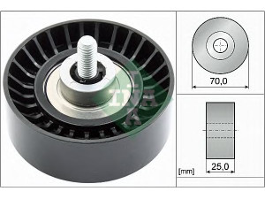 INA 532 0655 10 kreipiantysis skriemulys, V formos rumbuotas diržas 
 Diržinė pavara -> V formos rumbuotas diržas/komplektas -> Laisvasis/kreipiamasis skriemulys
1685619, 1685884, 1714893, 1754059