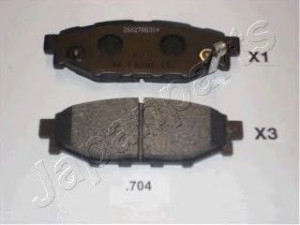 JAPANPARTS PP-704AF stabdžių trinkelių rinkinys, diskinis stabdys 
 Techninės priežiūros dalys -> Papildomas remontas
26696-AG010, 26696-AG030, 26696-FJ000