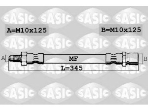 SASIC SBH6303 stabdžių žarnelė 
 Stabdžių sistema -> Stabdžių žarnelės
4426826