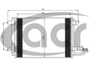 ACR 300561 kondensatorius, oro kondicionierius 
 Oro kondicionavimas -> Kondensatorius
1K0820411D, 1K0820411E, 1K0820411F