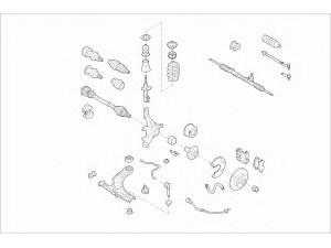 SACHS VW-GOLF-FS003 vairavimo mechanizmas; rato pakaba 
 Ašies montavimas/vairavimo mechanizmas/ratai -> Prekių paieška pagal schemą
