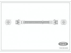 CORTECO 19036996 stabdžių žarnelė
46210JD600