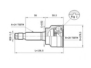 STATIM C.465 jungčių komplektas, kardaninis velenas 
 Ratų pavara -> Sujungimai/komplektas
B004-25-400/D, B005-25-600, B004-25-600/D