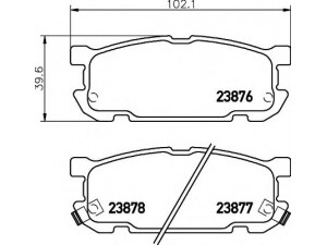 HELLA 8DB 355 010-271 stabdžių trinkelių rinkinys, diskinis stabdys 
 Techninės priežiūros dalys -> Papildomas remontas
N0Y72648ZA, N0Y72648ZB, N0Y92643ZA