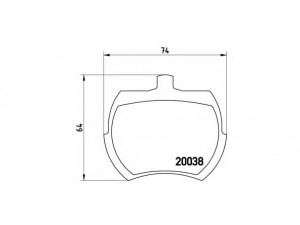 BREMBO P 52 002 stabdžių trinkelių rinkinys, diskinis stabdys 
 Techninės priežiūros dalys -> Papildomas remontas
GBP177, GBP213, GBP281, GBP90213