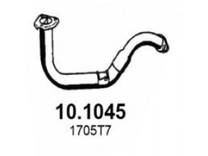 ASSO 10.1045 išleidimo kolektorius 
 Išmetimo sistema -> Išmetimo vamzdžiai
1705T7, 1705V8, 1705T7, 1705V8