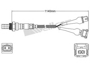 WALKER PRODUCTS 250-24132 lambda jutiklis 
 Išmetimo sistema -> Jutiklis/zondas
60578768, 0060578768, 60578768