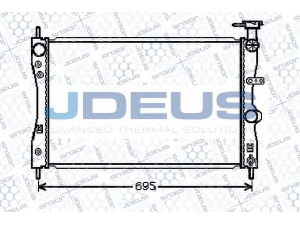 JDEUS 018M40 radiatorius, variklio aušinimas 
 Aušinimo sistema -> Radiatorius/alyvos aušintuvas -> Radiatorius/dalys
MN130393, 4545000703, 4545000803