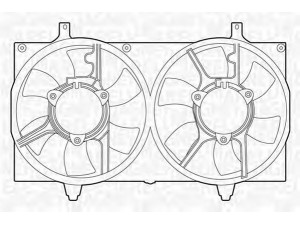 MAGNETI MARELLI 069422421010 ventiliatorius, radiatoriaus 
 Aušinimo sistema -> Oro aušinimas
ETP8645