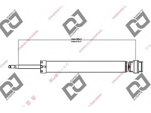 DJ PARTS DS1442GT amortizatorius 
 Pakaba -> Amortizatorius
1J9513025A