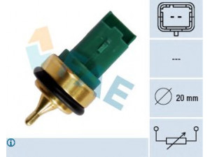 FAE 33707 siuntimo blokas, aušinimo skysčio temperatūra 
 Elektros įranga -> Jutikliai
96.566.364, 1338.F8, 13 62 7 535 068