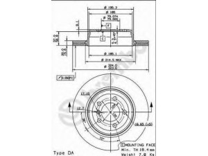 BREMBO 09.9164.11 stabdžių diskas 
 Stabdžių sistema -> Diskinis stabdys -> Stabdžių diskas
34211166127