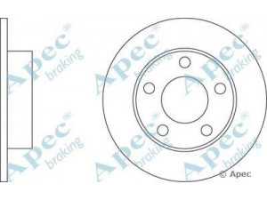 APEC braking DSK2052 stabdžių diskas 
 Dviratė transporto priemonės -> Stabdžių sistema -> Stabdžių diskai / priedai
8D0615601A, 8E0615601A, 8D0615601A