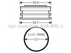 AVA QUALITY COOLING 980029 dangtelis / dangtis