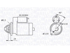 MAGNETI MARELLI 063522235060 starteris