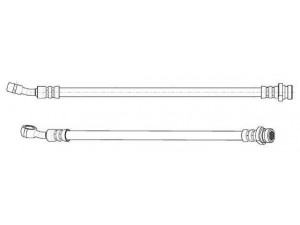 JURID 173153J stabdžių žarnelė 
 Stabdžių sistema -> Stabdžių žarnelės
587371H500