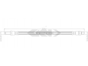 SPIDAN 340357 stabdžių žarnelė
GBH206