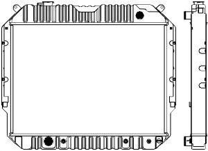 SAKURA  Automotive 1161-0307 radiatorius, variklio aušinimas