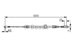 BOSCH 1 987 482 131 trosas, stovėjimo stabdys 
 Stabdžių sistema -> Valdymo svirtys/trosai
904 420 03 85, A 904 420 03 85