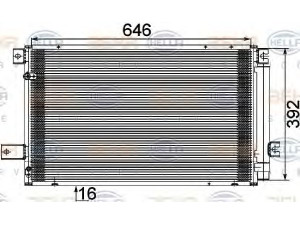 HELLA 8FC 351 307-681 kondensatorius, oro kondicionierius 
 Oro kondicionavimas -> Kondensatorius
88450-05170