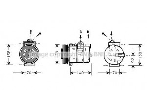 AVA QUALITY COOLING AUK038 kompresorius, oro kondicionierius 
 Oro kondicionavimas -> Kompresorius/dalys
JPB101430