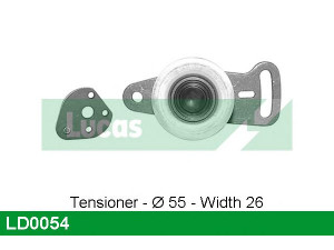 LUCAS ENGINE DRIVE LD0054 įtempiklio skriemulys, paskirstymo diržas
7700660586, 7700871168