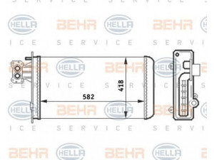 HELLA 8FH 351 024-451 šilumokaitis, salono šildymas 
 Šildymas / vėdinimas -> Šilumokaitis
9841 8409